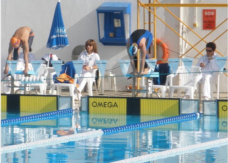 David Lazaro compitiendo en Tenerife